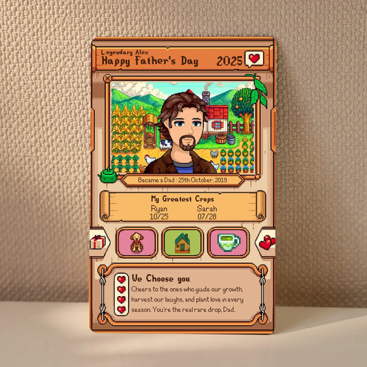 The Farmer Gamer Metal Card