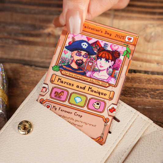 Custom Anniversary Metal Card