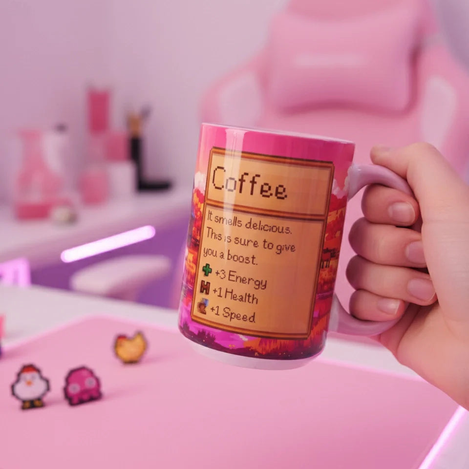 Custom Cozy Gamer Coffee Cup (New)
