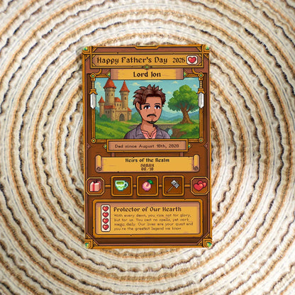 The Fantasy Gamer - Custom Metal Card