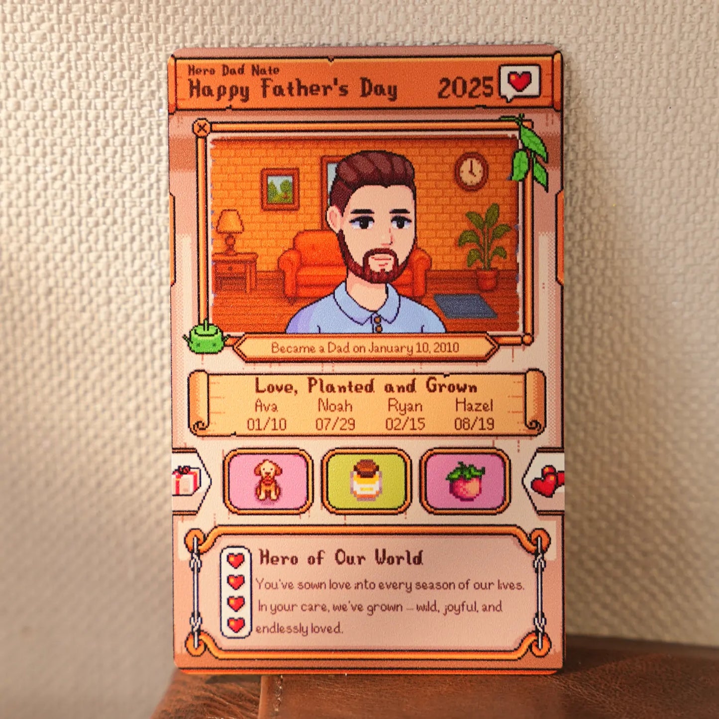 The Farmer Gamer Metal Card