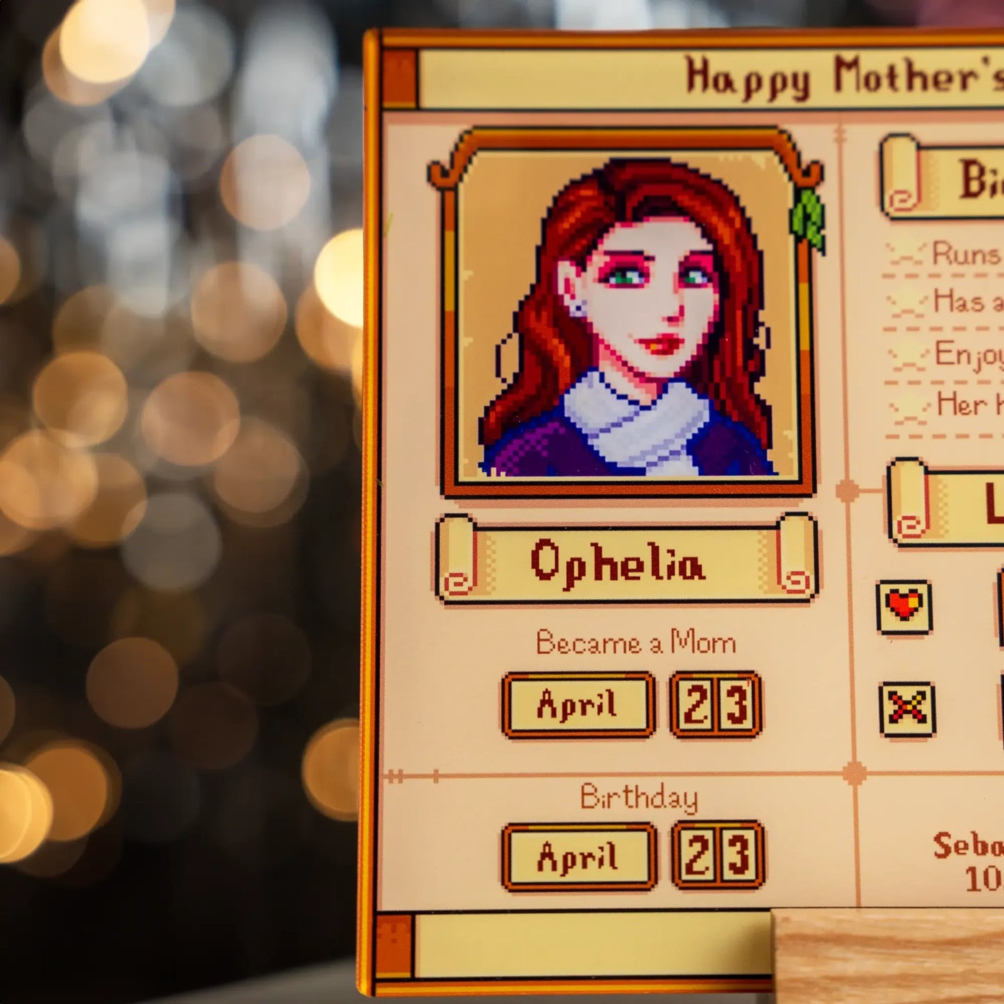 Custom Profile Acrylic Plaque