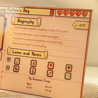 Custom Profile Acrylic Plaque