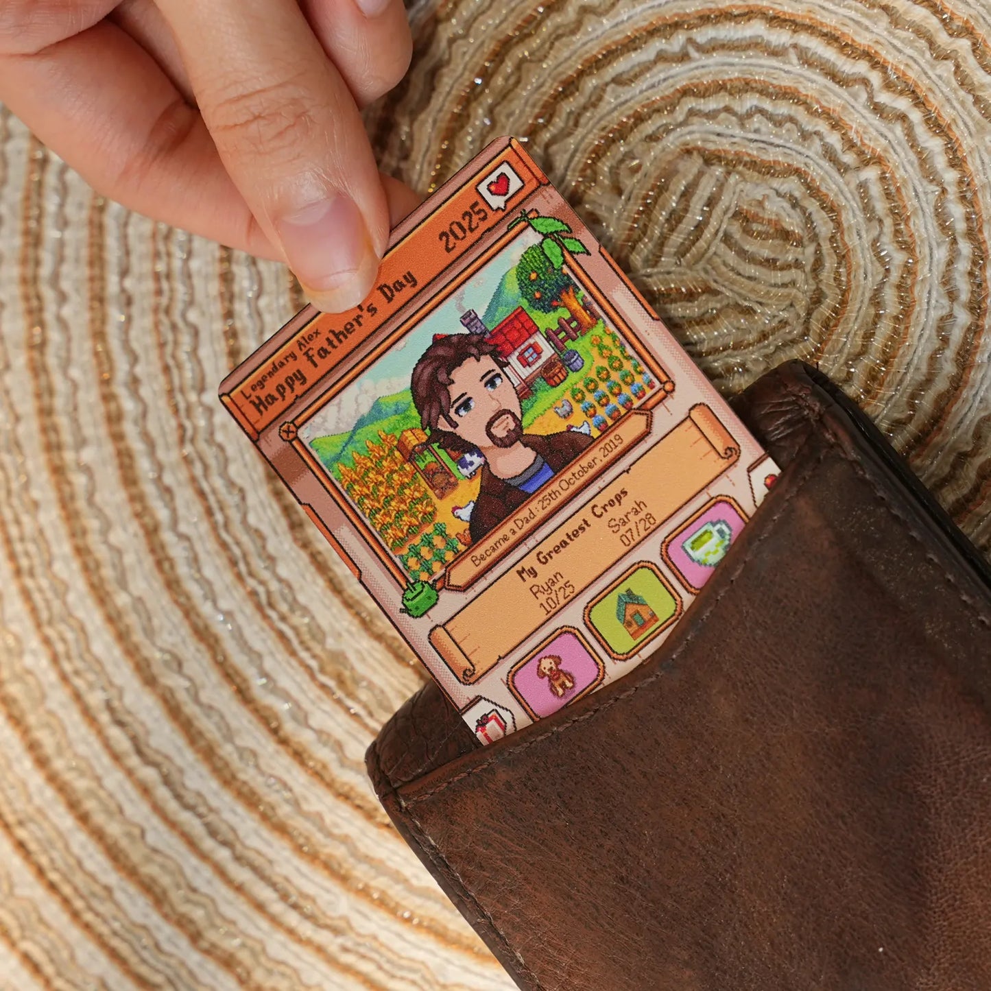 The Farmer Gamer Metal Card