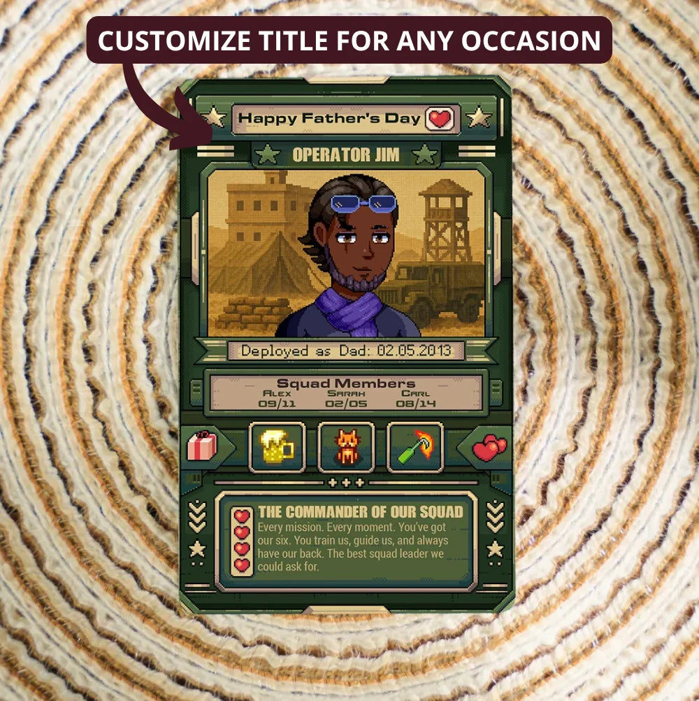 The Tactical Gamer - Custom Metal Card