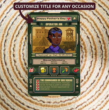 The Tactical Gamer - Custom Metal Card