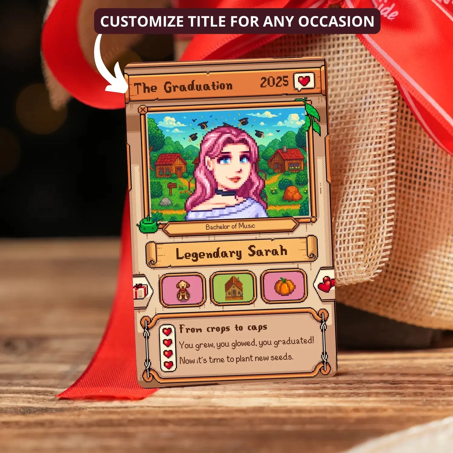 Custom Graduation Metal Card