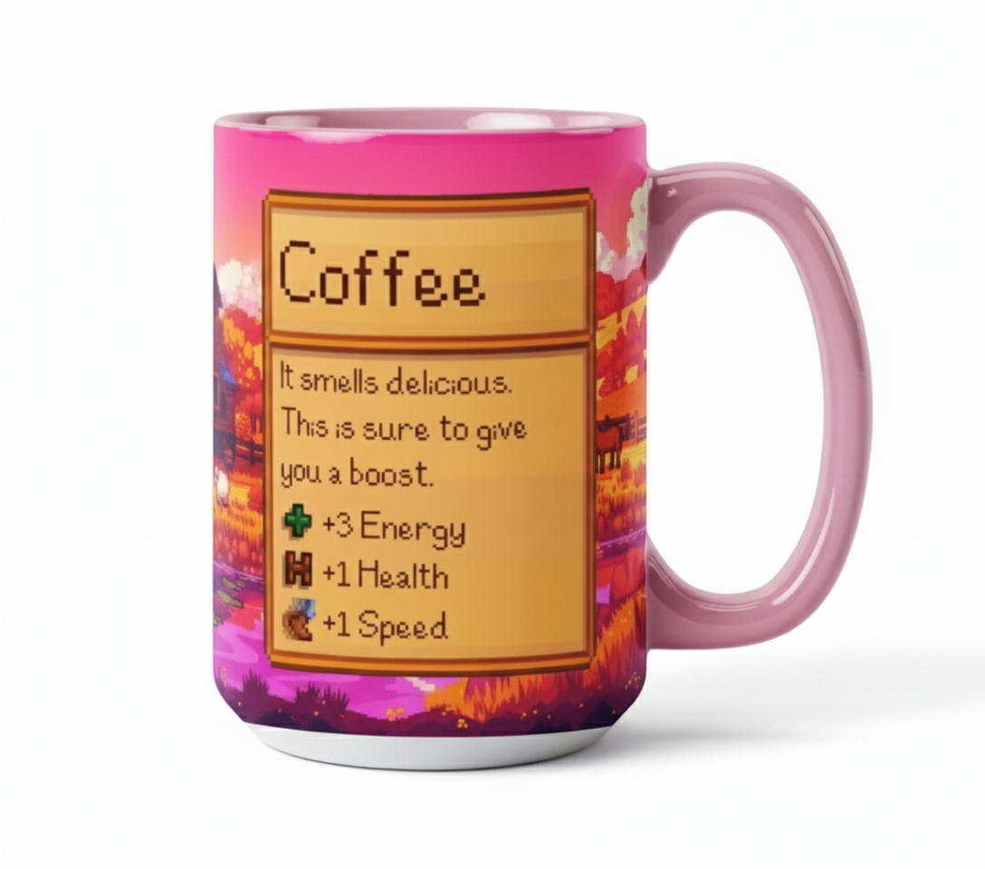 Custom Cozy Gamer Coffee Cup (New)