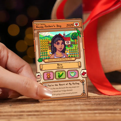 Custom Mother's Day Metal Card