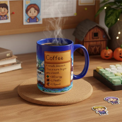 Custom Cozy Gamer Coffee Cup (New)