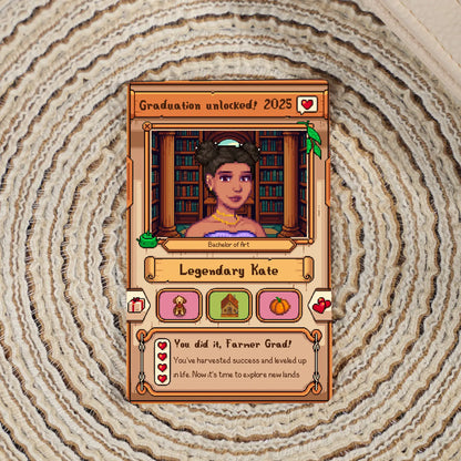 Custom Graduation Metal Card