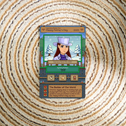 The Adventurer Gamer - Custom Metal Card