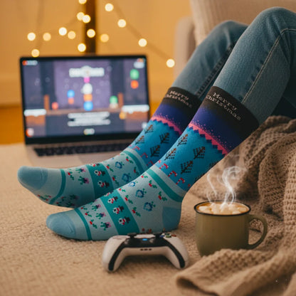 Custom Cozy Farm Life Socks ( New )